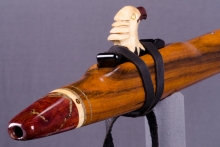 Canary Wood Native American Flute, Minor, Low E-4, #J4D